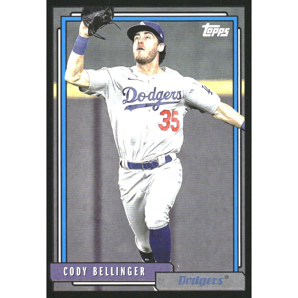2021 Topps Update '92 Topps Redux Black #T9224 Cody Bellinger. rookie card picture