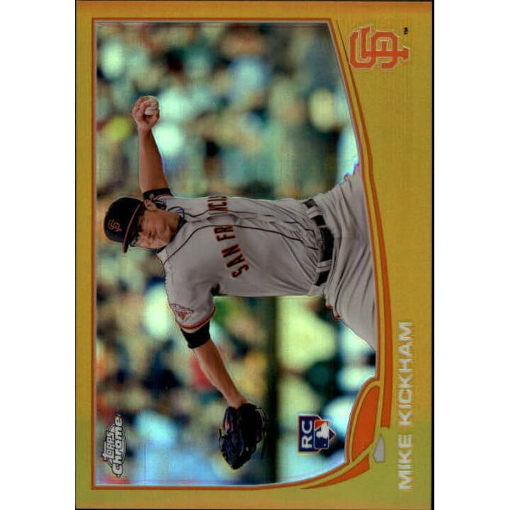 2013 Topps Chrome Gold Refractors #97 Nate Freiman. rookie card picture