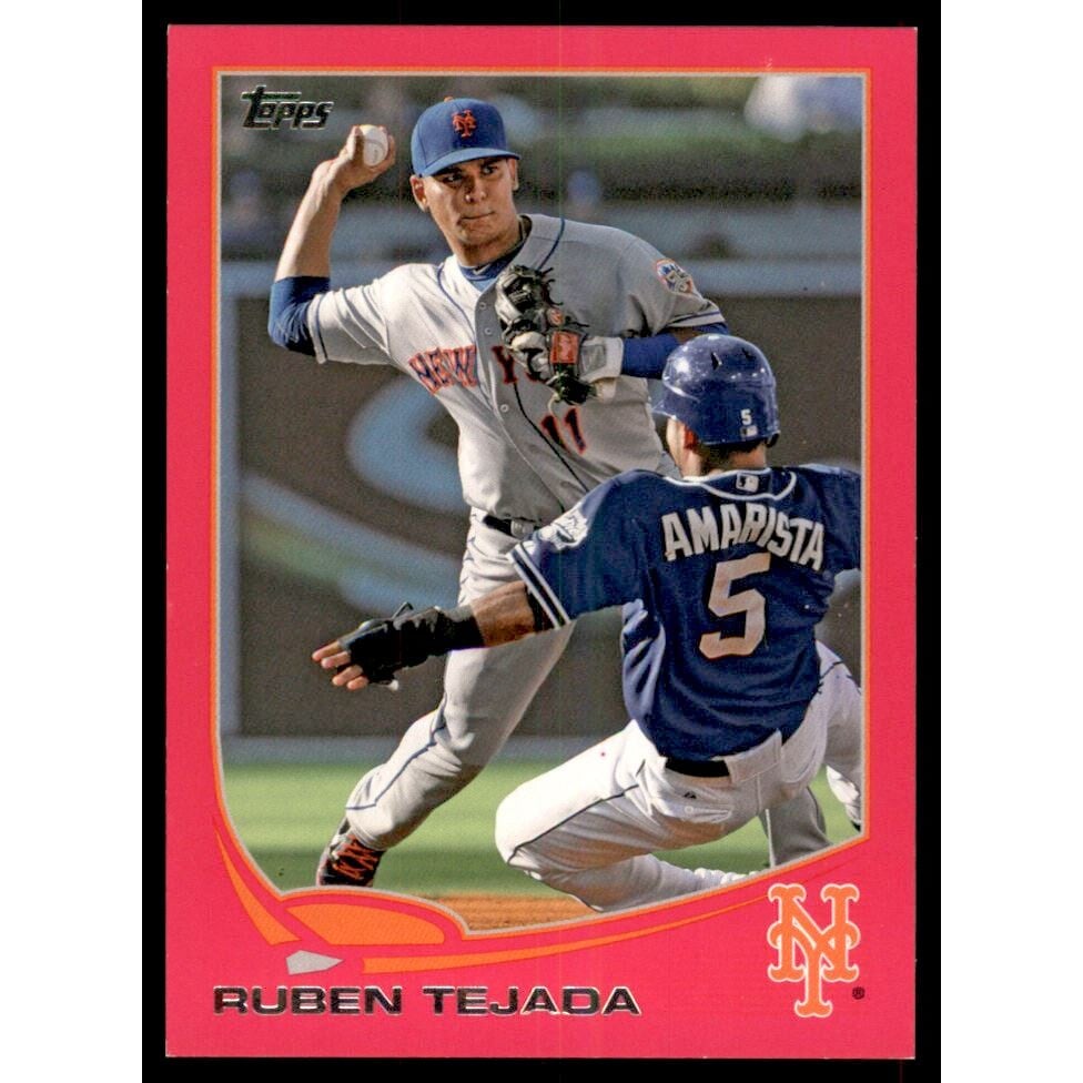 2013 Topps Mini Pink #485 Ruben Tejada. rookie card picture