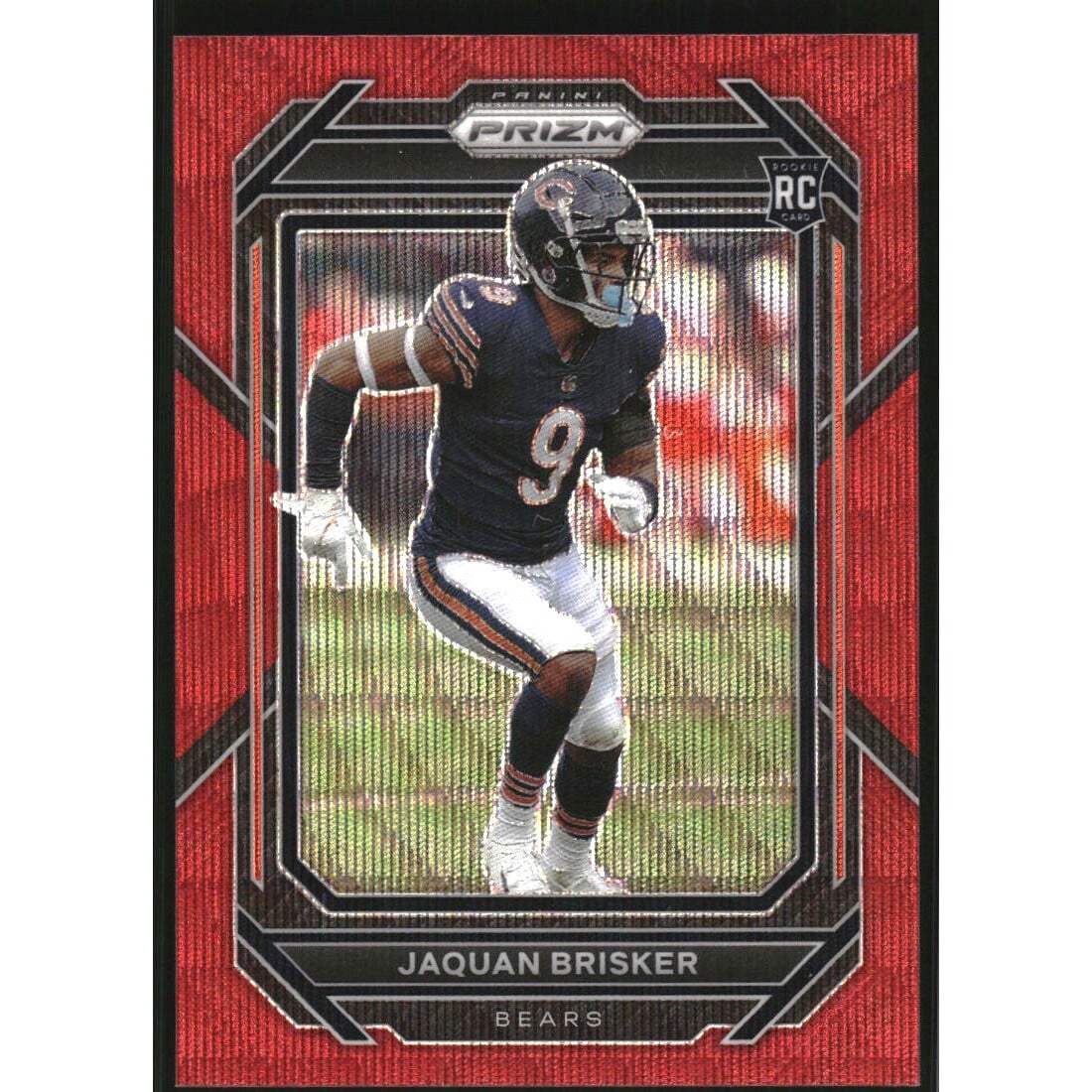 2022 Panini Prizm Prizms Red Wave #391 Jaquan Brisker. rookie card picture