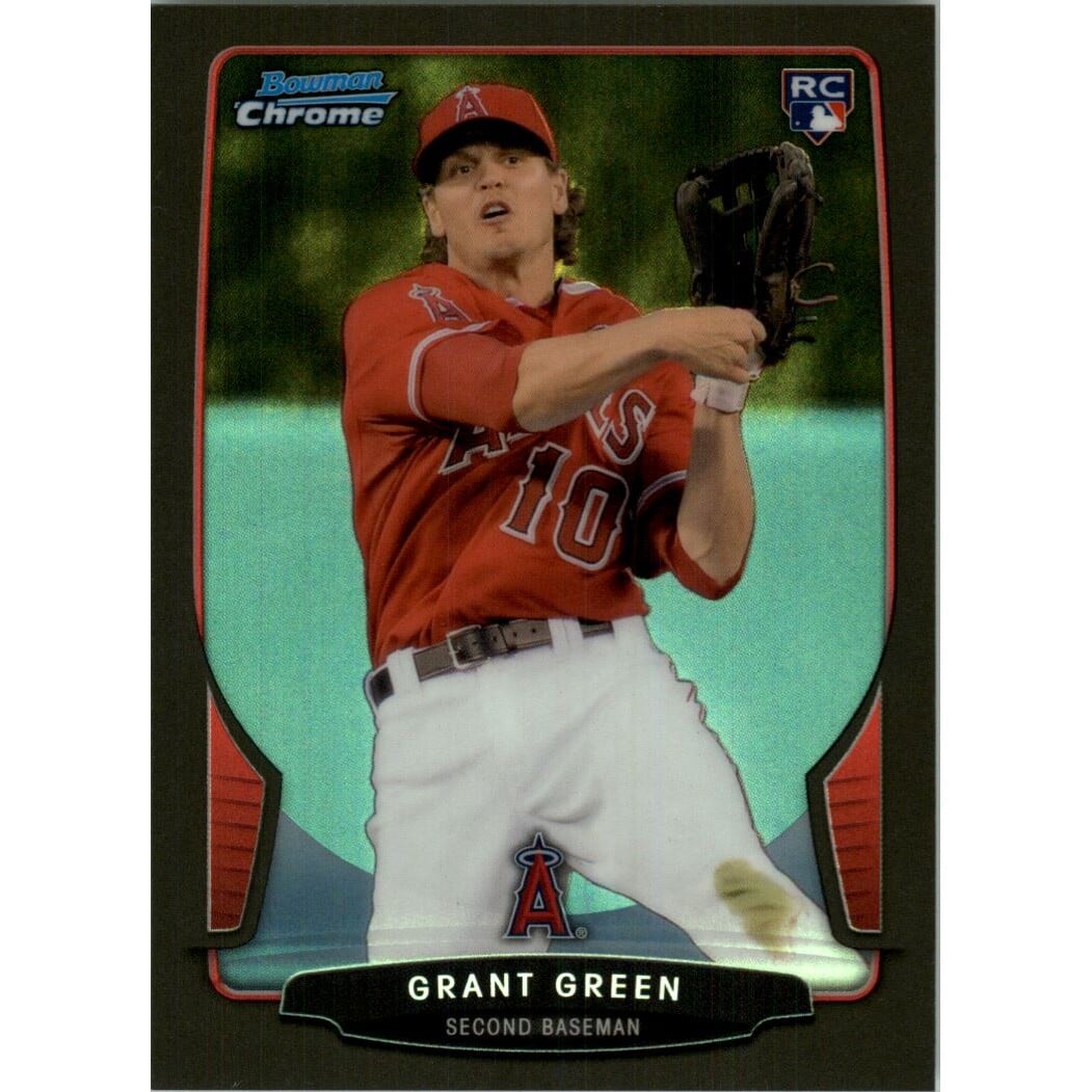2013 Bowman Chrome Draft Black Refractors #28 Grant Green. rookie card picture