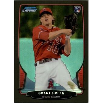 2013 Bowman Chrome Draft Black Refractors #28 Grant Green
