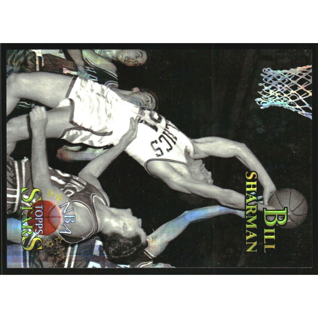 1996 Topps Stars Finest Atomic Refractors #142 Bill Sharman. rookie card picture