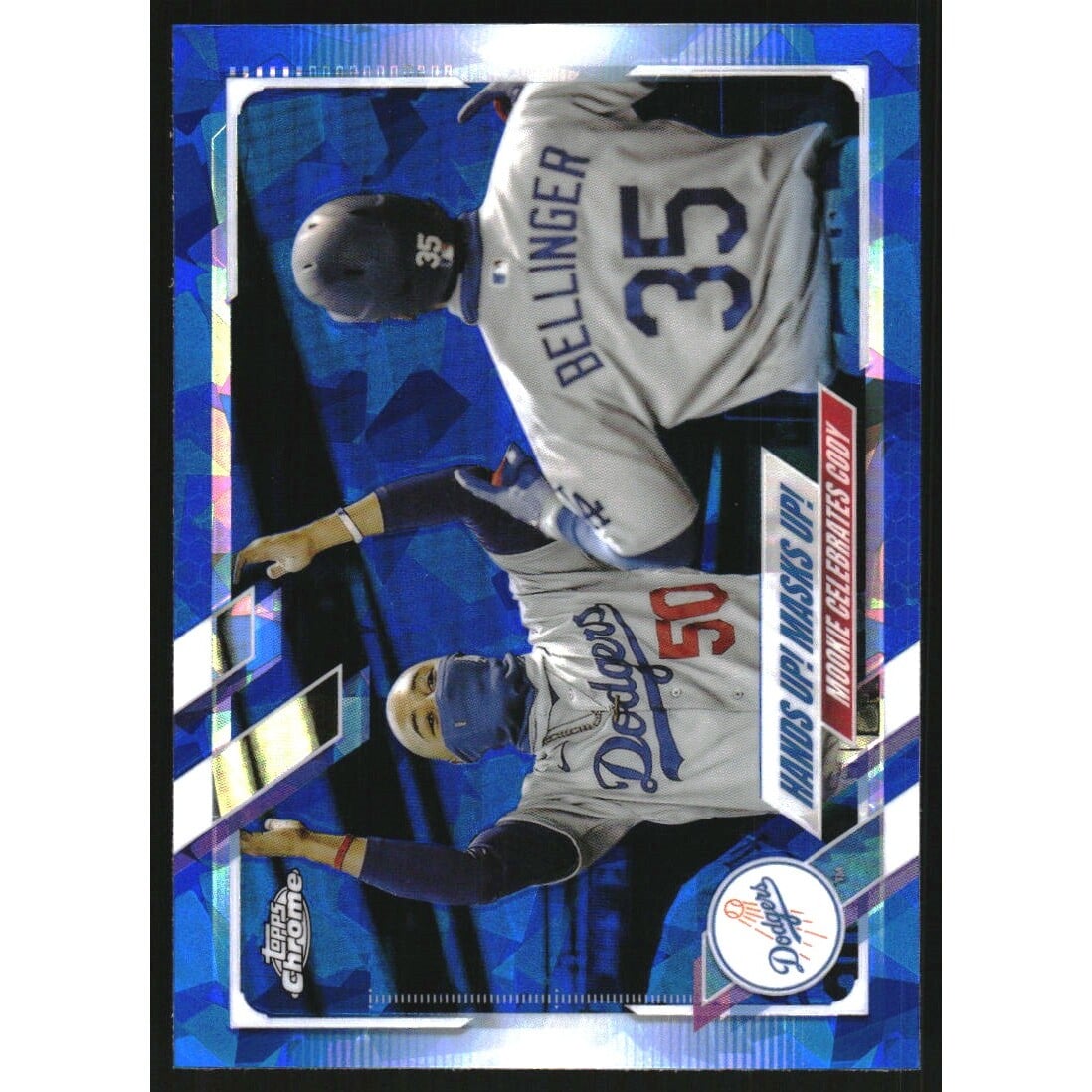 2021 Topps Chrome Sapphire #303 Mookie Betts/Cody Bellinger. rookie card picture