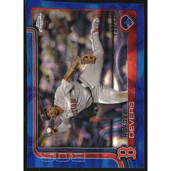 2025 Topps Chrome Blue Lava Refractors #127 Rafael Devers