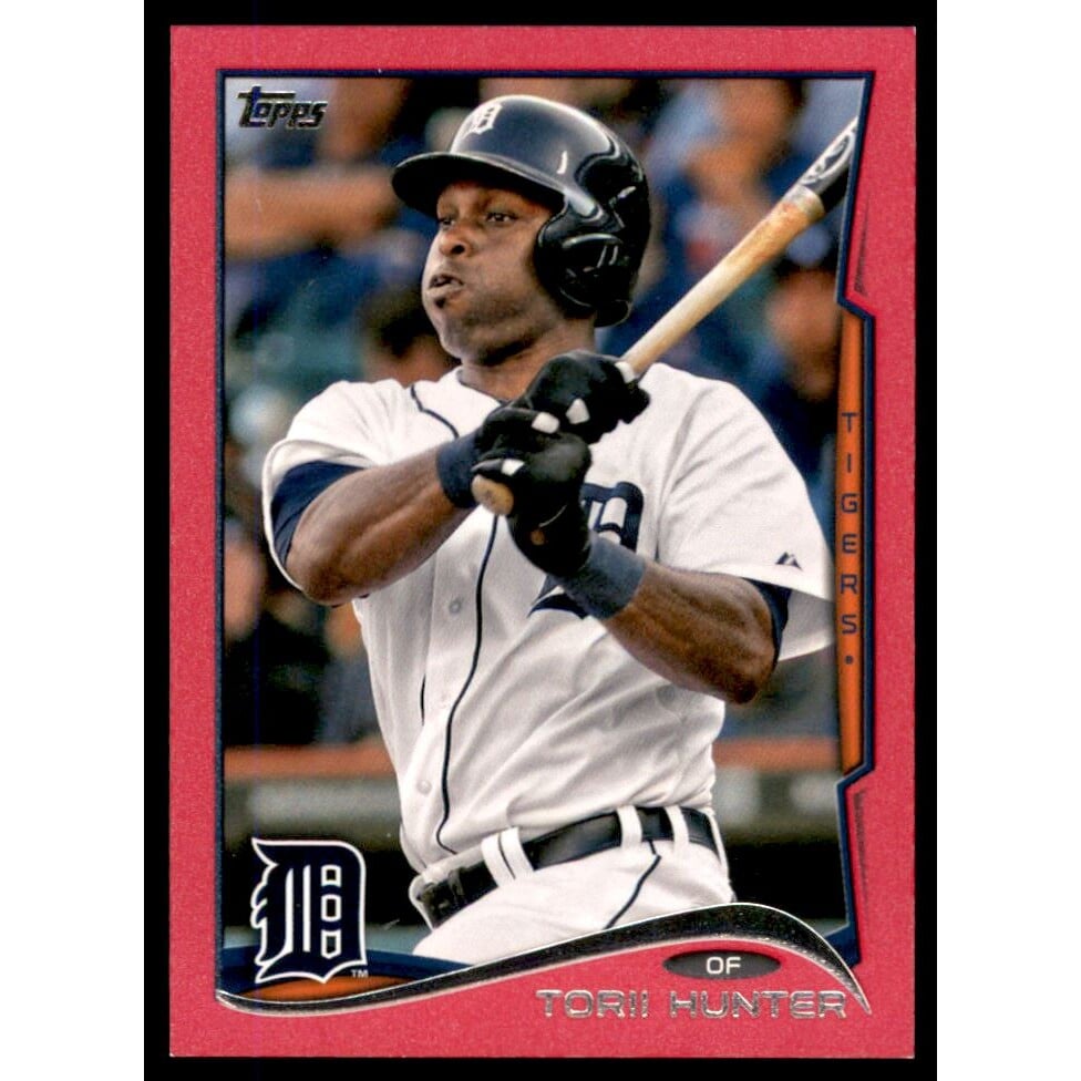 2014 Topps Mini Pink #112 Torii Hunter. rookie card picture
