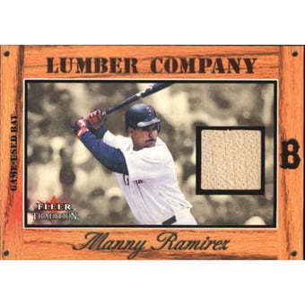 2003 Fleer Tradition Lumber Company Game Used Gold #MR Manny Ramirez/33