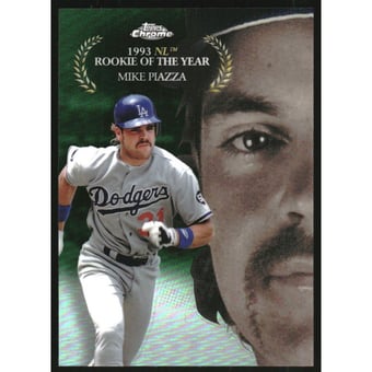 2017 Topps Chrome MLB Award Winners Green Refractors #MAW2 Mike Piazza