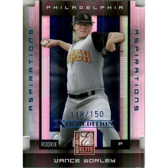 2008 Donruss Elite Extra Edition Aspirations #176 Vance Worley