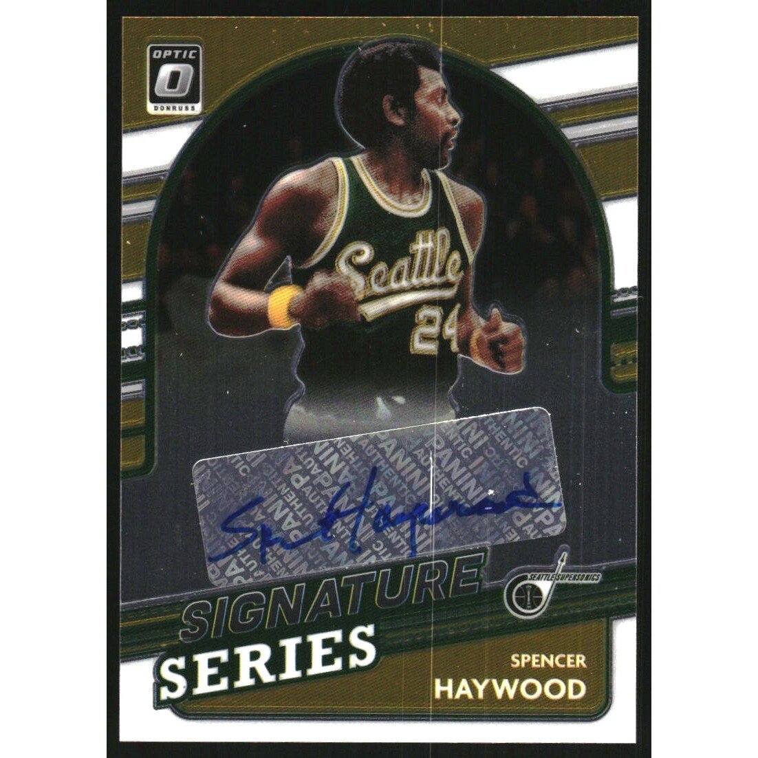2021-22 Donruss Optic Signature Series #43 Spencer Haywood. rookie card picture
