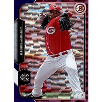 2015 Bowman Purple Ice #102 Johnny Cueto