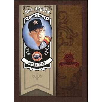 2005 Diamond Kings HOF Heroes Framed Red #HH14 Nolan Ryan