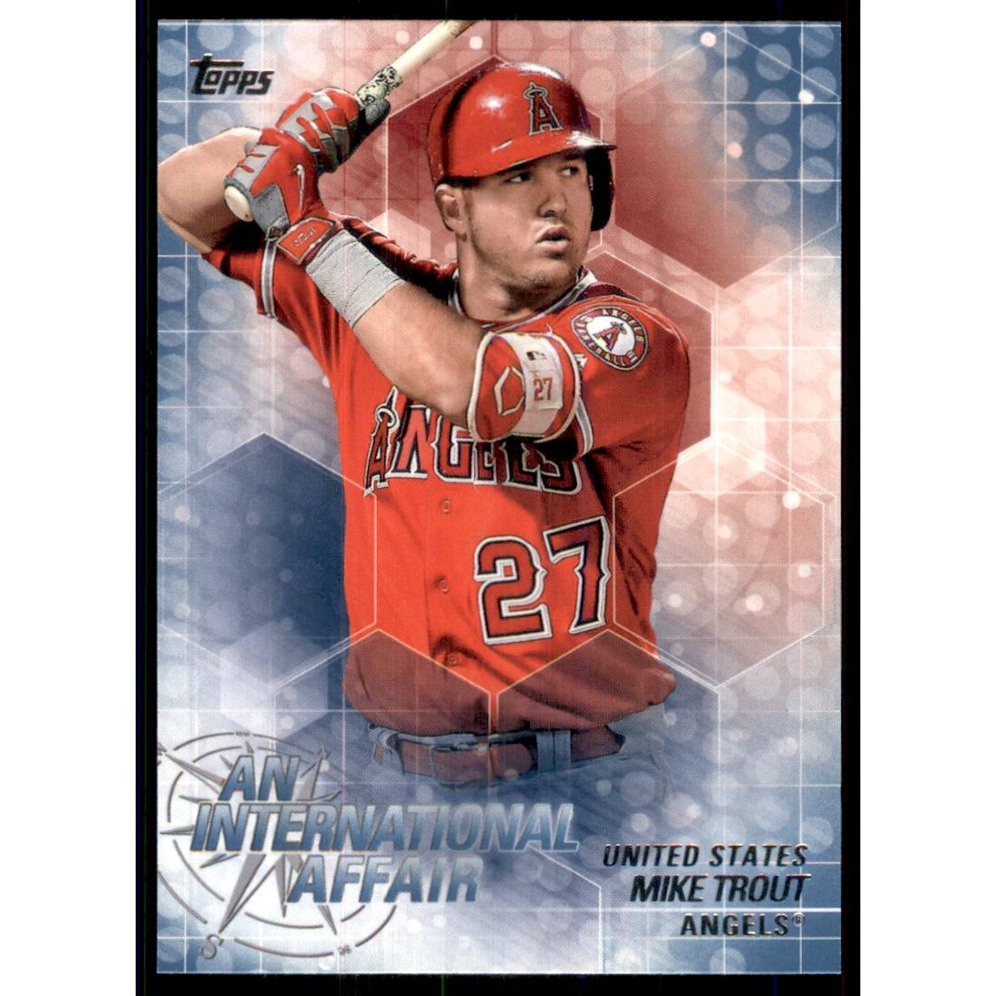 2018 Topps Update An International Affair Blue #IA43 Mike Trout 2018 Topps Update An International Affair Blue #IA43 Mike Trout