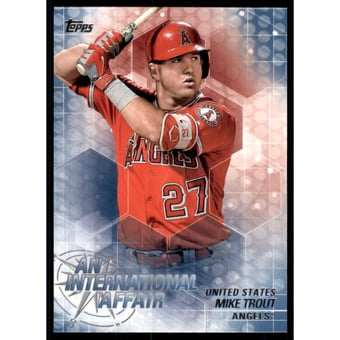 2018 Topps Update An International Affair Blue #IA43 Mike Trout