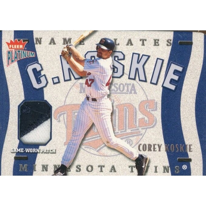 2003 Fleer Platinum Nameplates #CK Corey Koskie/130. rookie card picture