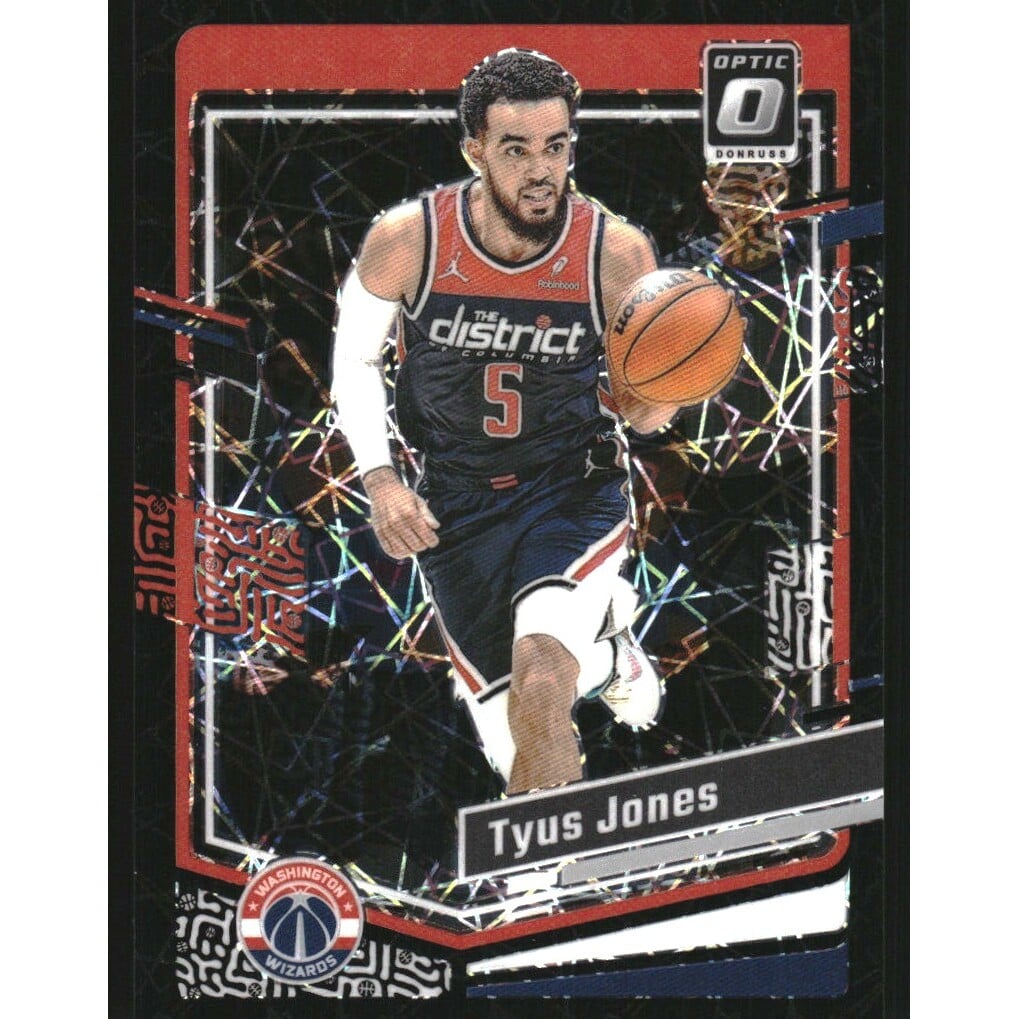 2023-24 Donruss Optic Black Velocity #182 Tyus Jones. rookie card picture