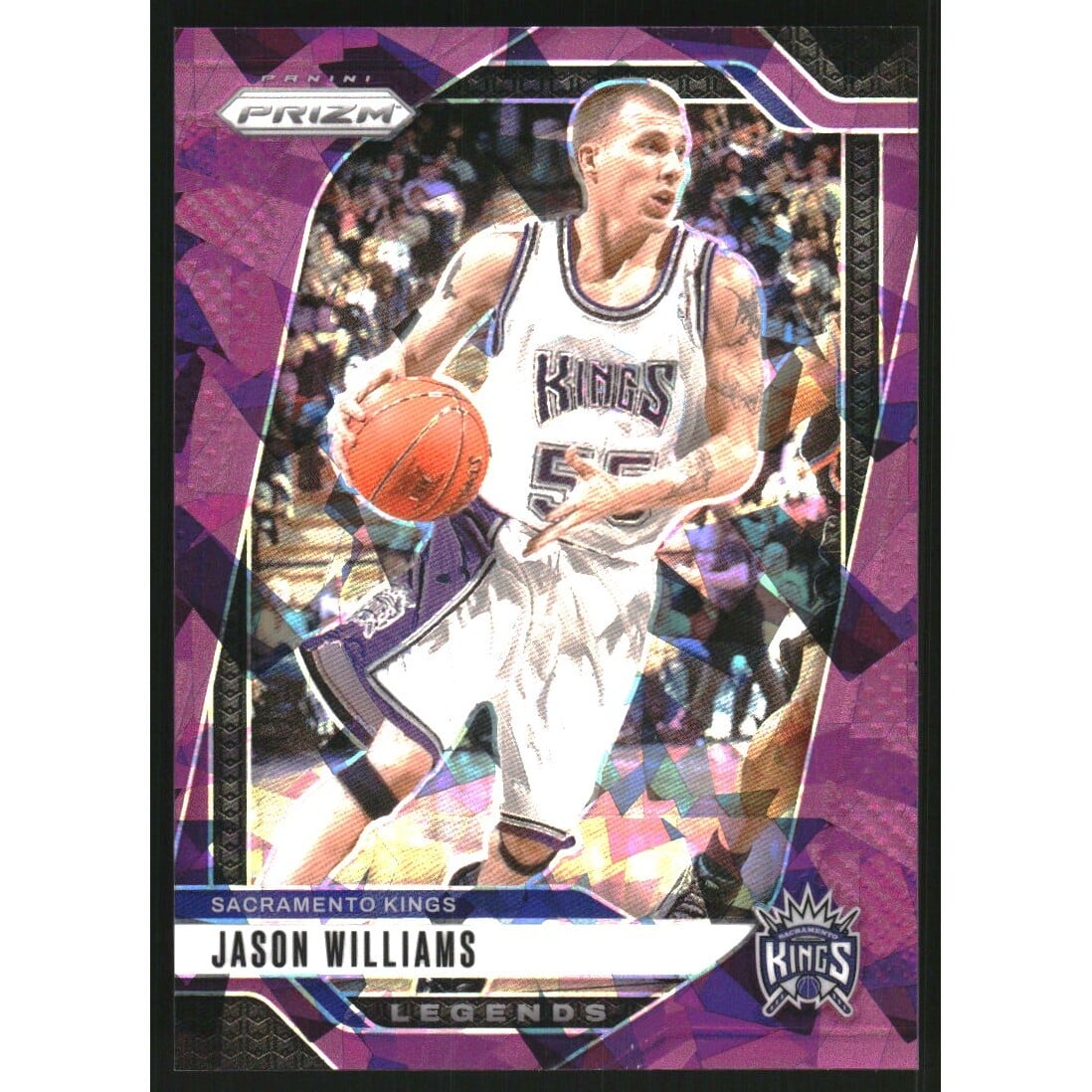 2024-25 Panini Prizm Prizms Purple Ice #287 Jason Williams. rookie card picture