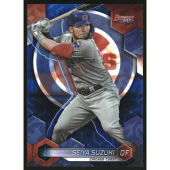2023 Bowman's Best Blue Refractors #12 Seiya Suzuki