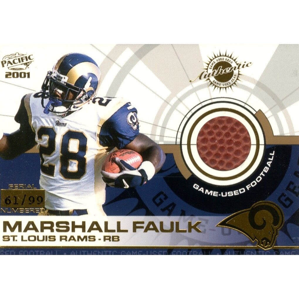 2001 Pacific Game Gear #23 Marshall Faulk F