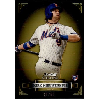 2012 Bowman Sterling Gold Refractors #33 Kirk Nieuwenhuis