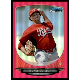 2013 Bowman Chrome Prospects Magenta Refractors #BCP143 Ismael Guillon