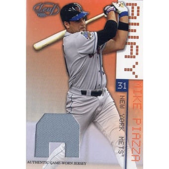 2003 Leaf Home/Away Materials #8A Mike Piazza A