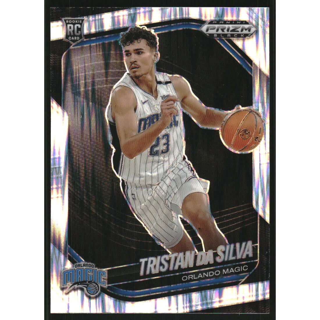 2024-25 Panini Prizm Black Prizms Skewed #87 Tristan da Silva. rookie card picture