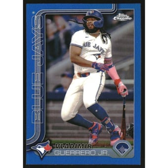 2025 Topps Chrome Blue Refractors #259 Vladimir Guerrero Jr.