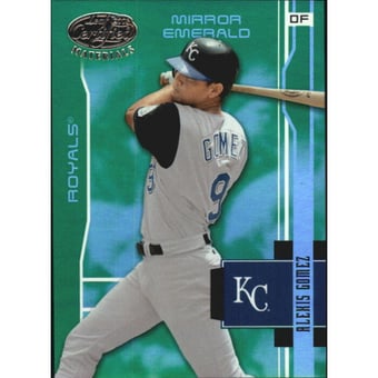 2003 Leaf Certified Materials Mirror Emerald #83 Alexis Gomez