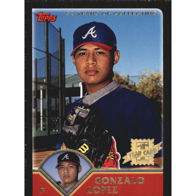 2003 Topps Black #302 Gonzalo Lopez FY 2003 Topps Black #302 Gonzalo Lopez FY