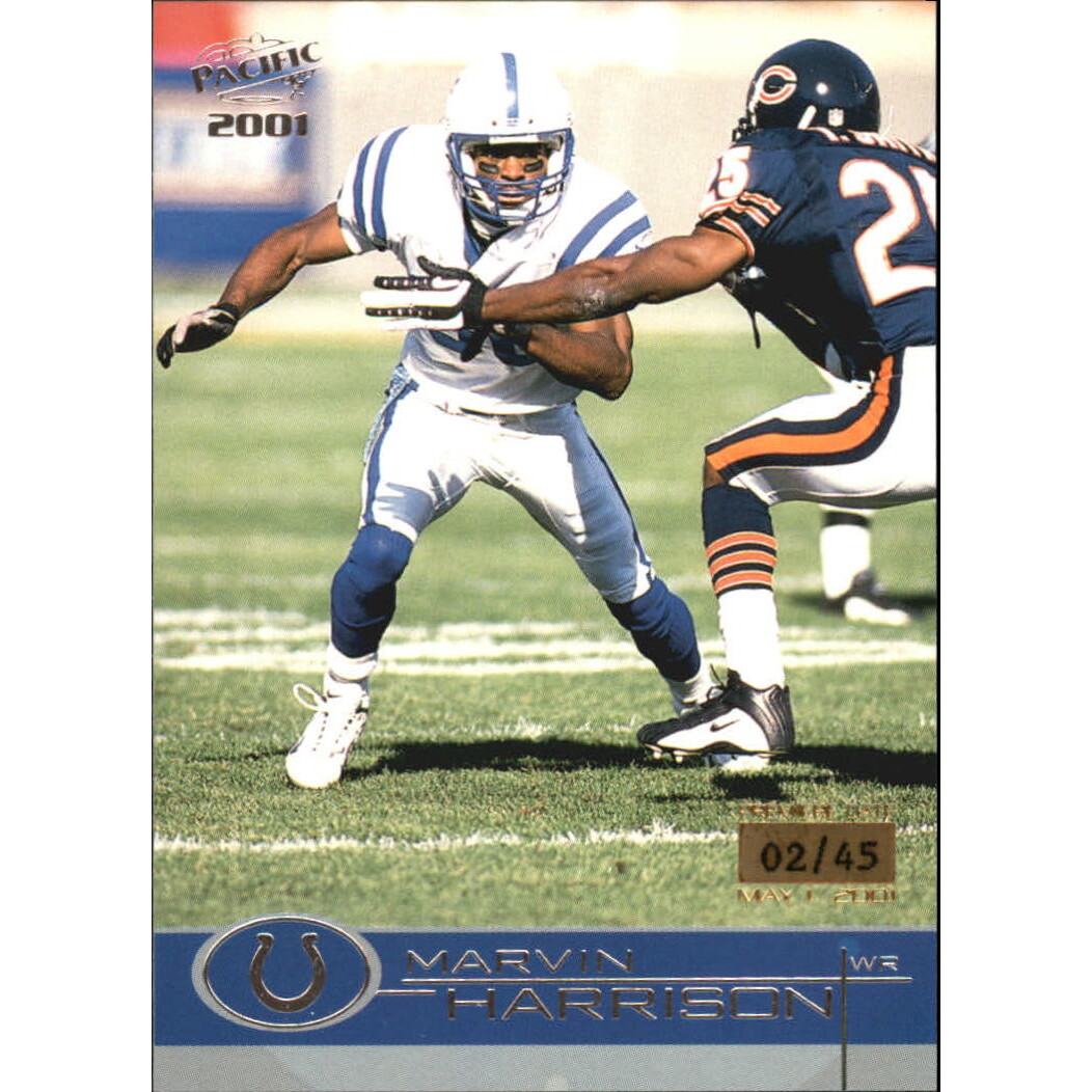 2001 Pacific Premiere Date #179 Marvin Harrison 2001 Pacific Premiere Date #179 Marvin Harrison