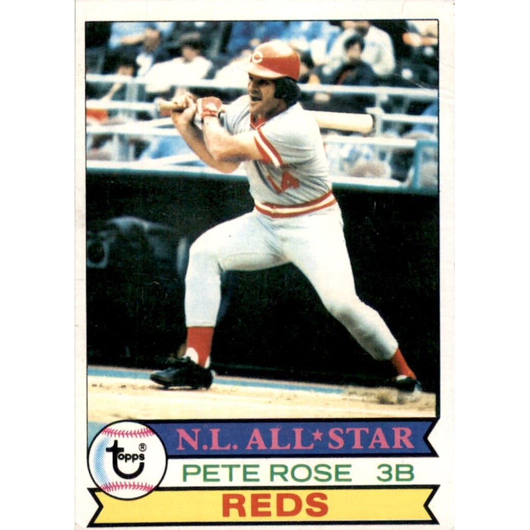 1979 Topps #650 Pete Rose. rookie card picture