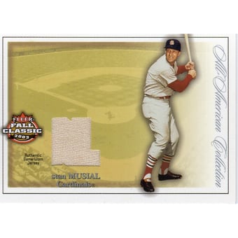 2003 Fleer Fall Classics All-American Game Used #SM Stan Musial Jsy