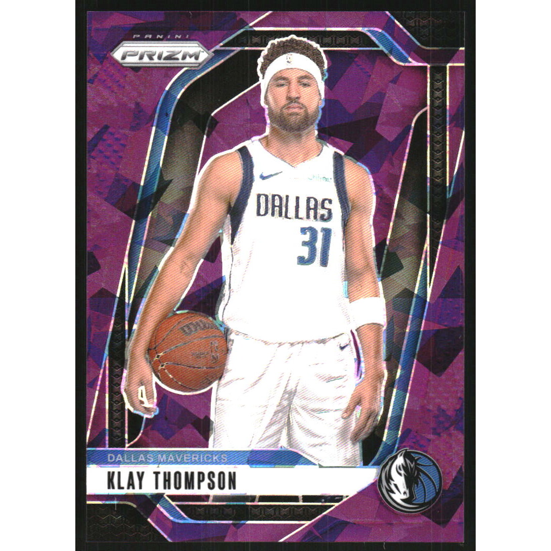 2024-25 Panini Prizm Prizms Purple Ice #107 Klay Thompson 2024-25 Panini Prizm Prizms Purple Ice #107 Klay Thompson