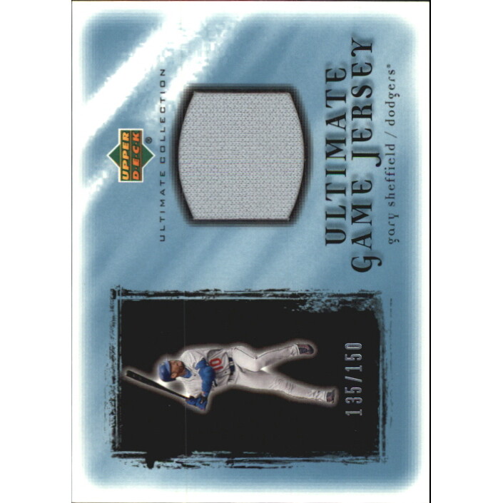 2001 Ultimate Collection Game Jersey #UGS Gary Sheffield 2001 Ultimate Collection Game Jersey #UGS Gary Sheffield
