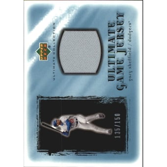 2001 Ultimate Collection Game Jersey #UGS Gary Sheffield