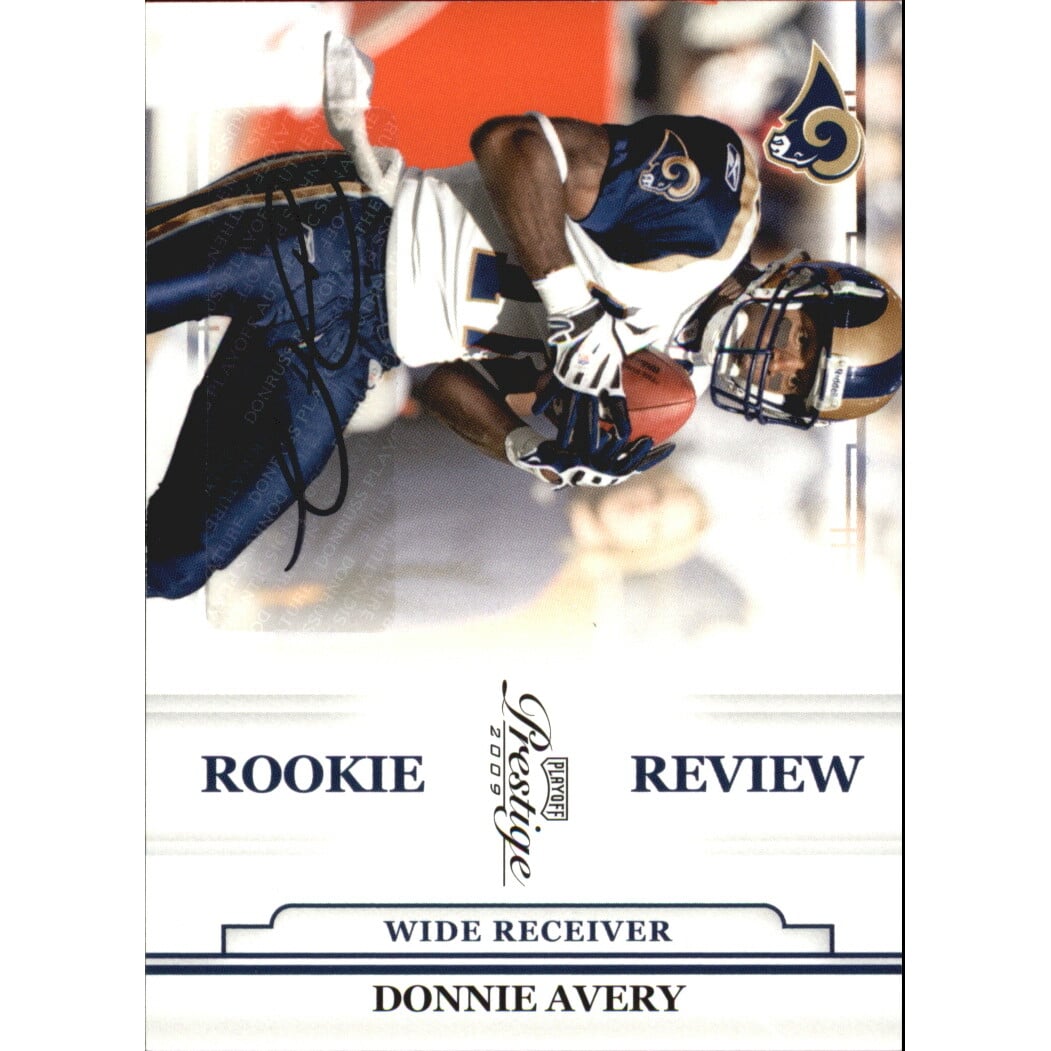 2009 Playoff Prestige Rookie Review Autographs #15 Donnie Avery/250