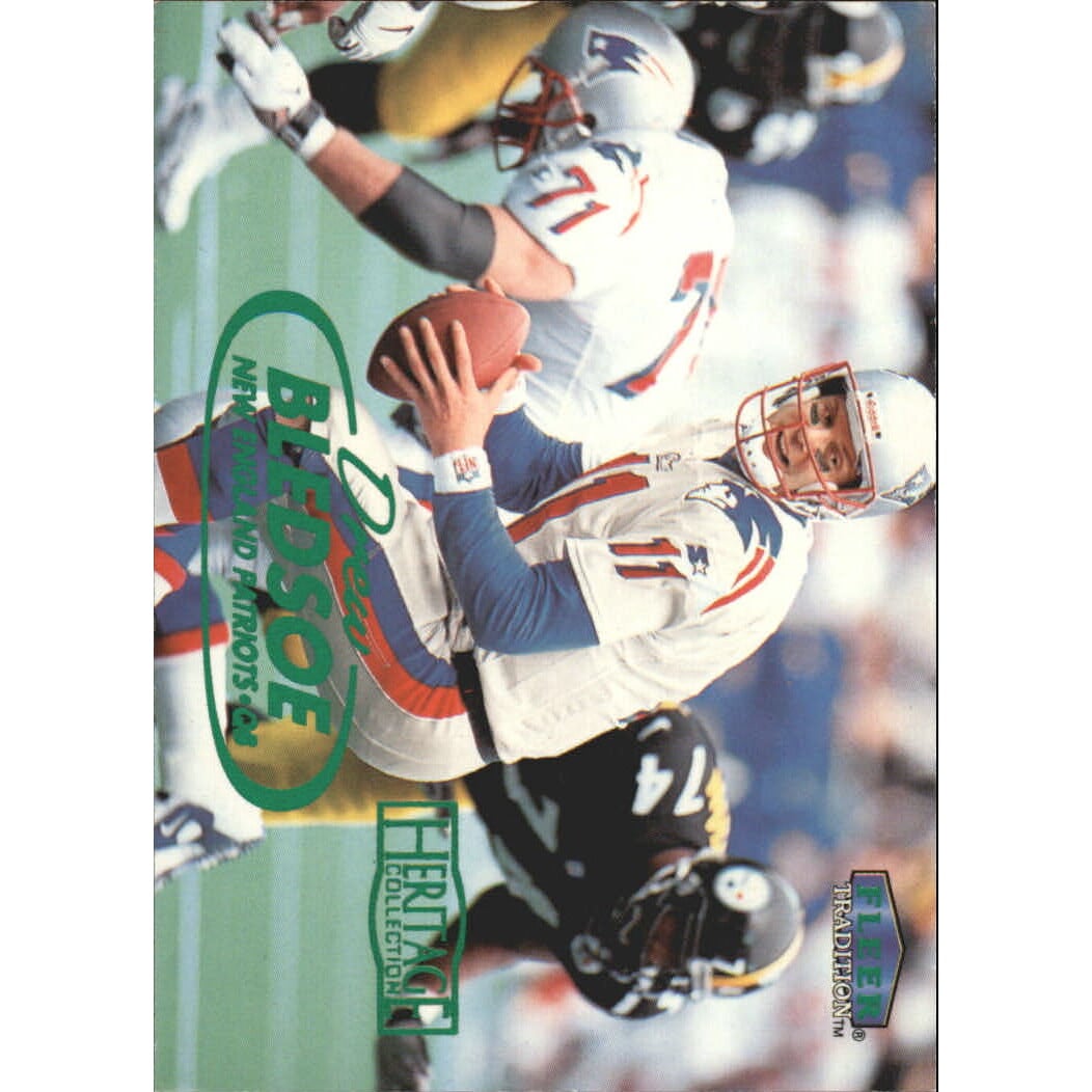 1998 Fleer Tradition Heritage #76 Drew Bledsoe. rookie card picture