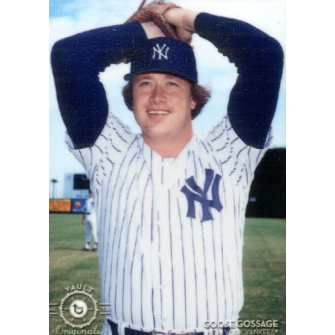 2016 Topps Legacies of Baseball Vault Metals #VM19 Goose Gossage. rookie card picture
