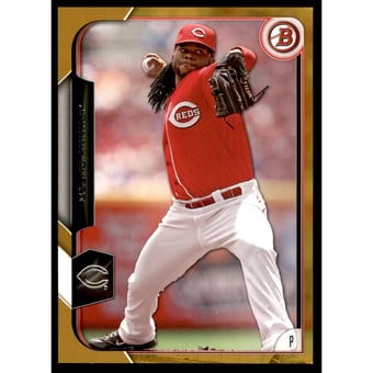 2015 Bowman Gold #102 Johnny Cueto