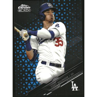 2020 Topps Chrome Black Blue Refractors #1 Cody Bellinger