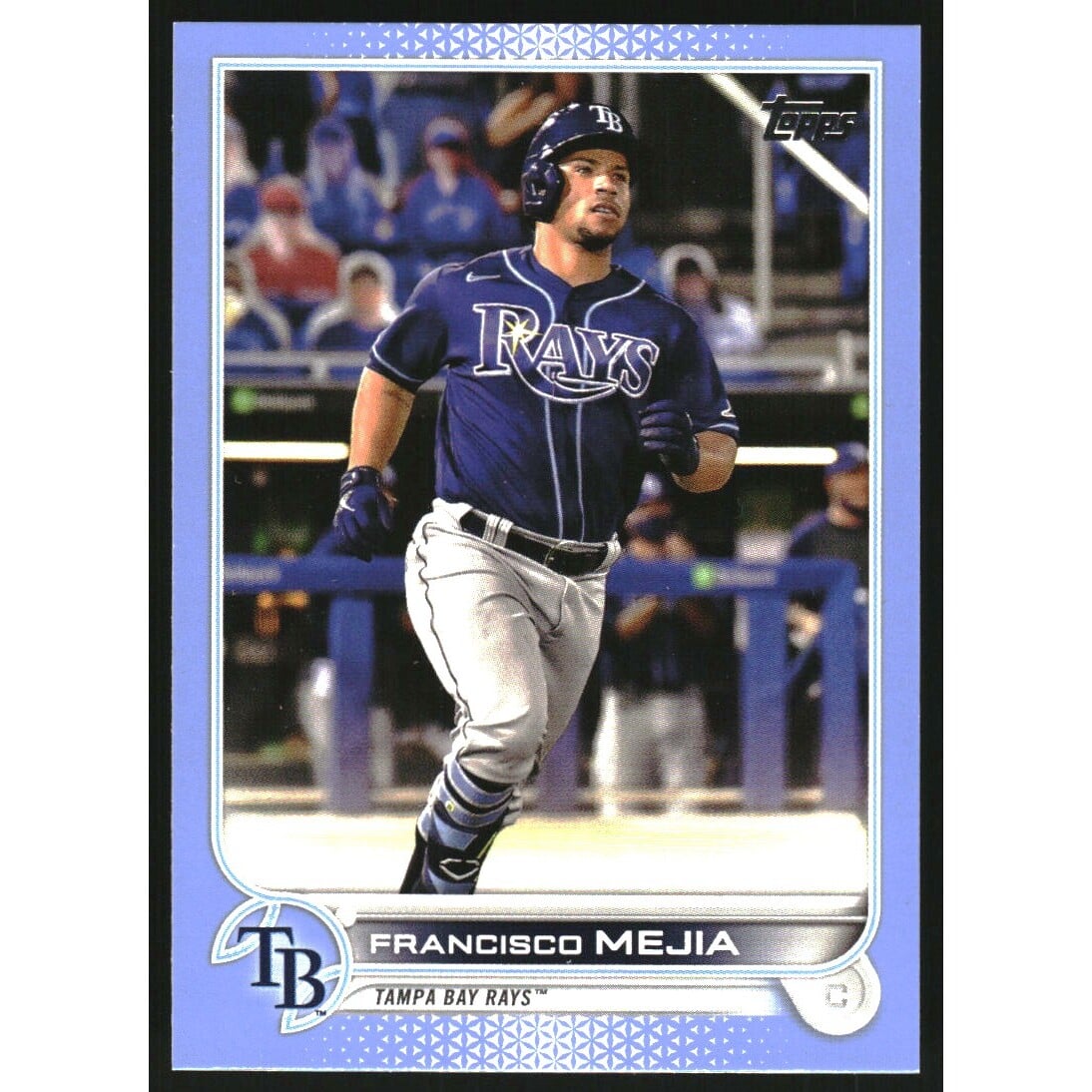 2022 Topps Father's Day Blue #346 Francisco Mejia. rookie card picture