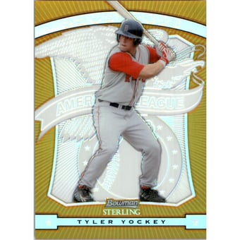 2009 Bowman Sterling Prospects Gold Refractors #TY Tyler Yockey