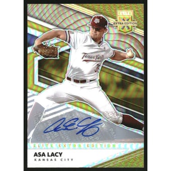 2020 Elite Extra Edition OptiChrome Signatures Gold #4 Asa Lacy
