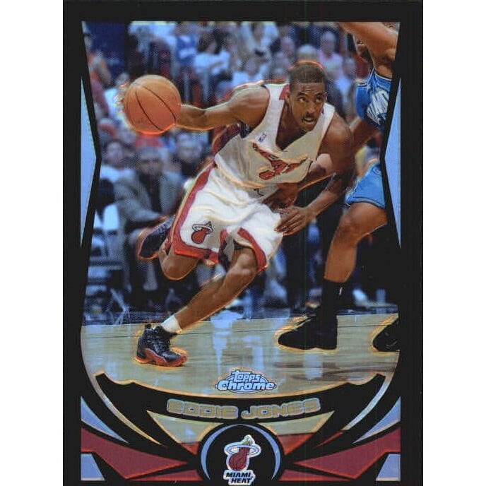 2004-05 Topps Chrome Refractors Black #75 Eddie Jones. rookie card picture