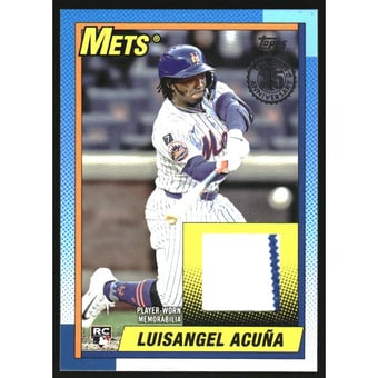 2025 Topps Update '90 Topps Relics #90RULA Luisangel Acuna
