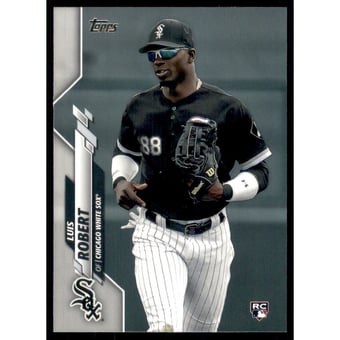 2020 Topps Base Set Photo Variations #392A Luis Robert/wearing sunglasses