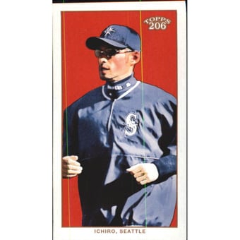 2002 Topps 206 Piedmont Red #256A Ichiro Suzuki Blue Jsy