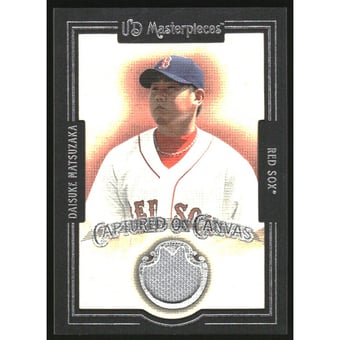 2007 UD Masterpieces Captured on Canvas #MA Daisuke Matsuzaka