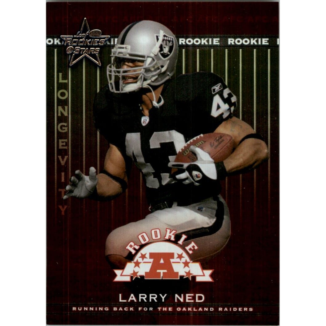 2002 Leaf Rookies and Stars Longevity #203 Larry Ned